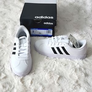 Size 2Y Adidas - Black & White